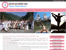 Tablet Screenshot of phoolchattiyoga.com